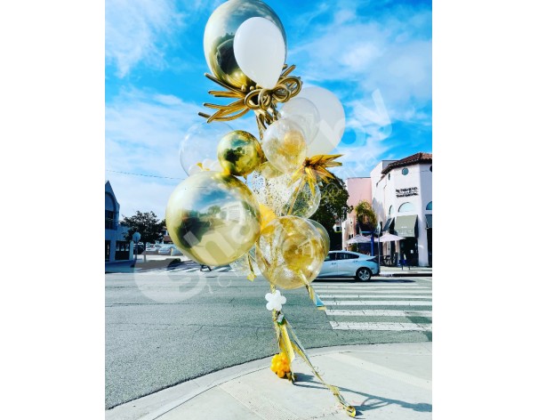 Сет золотых шариков