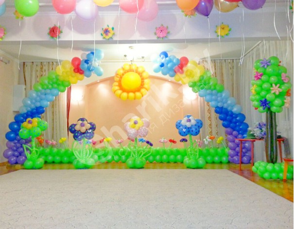 Оформление праздника в детском саду