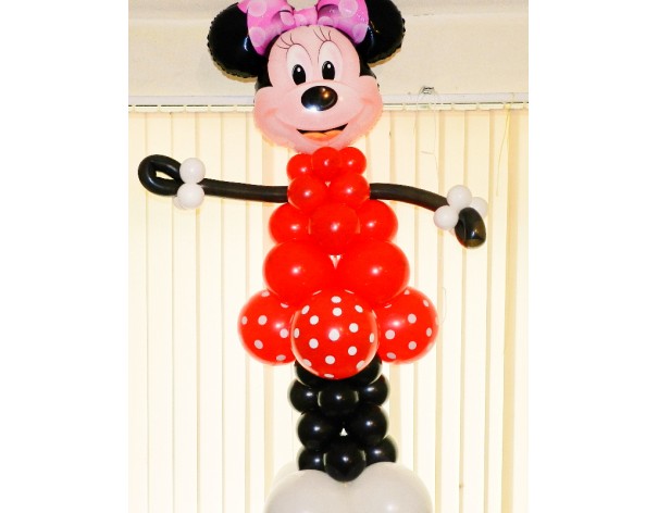 Фигура из шариков "Минни Маус"