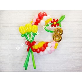 Шары к 8 марта