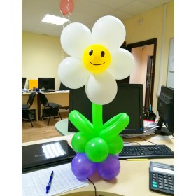 Шар воздушный "Ромашка"